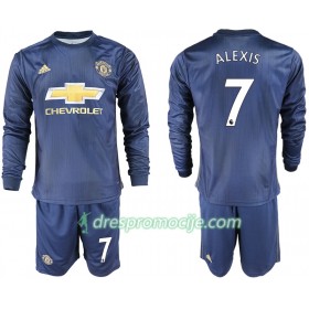 Manchester United Dres ALEXIS 7 Dječji Treći 2018/19 Dugim Rukavima